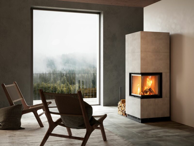 BRUNNER Systemkamin Eck BSK 42-42-42 green